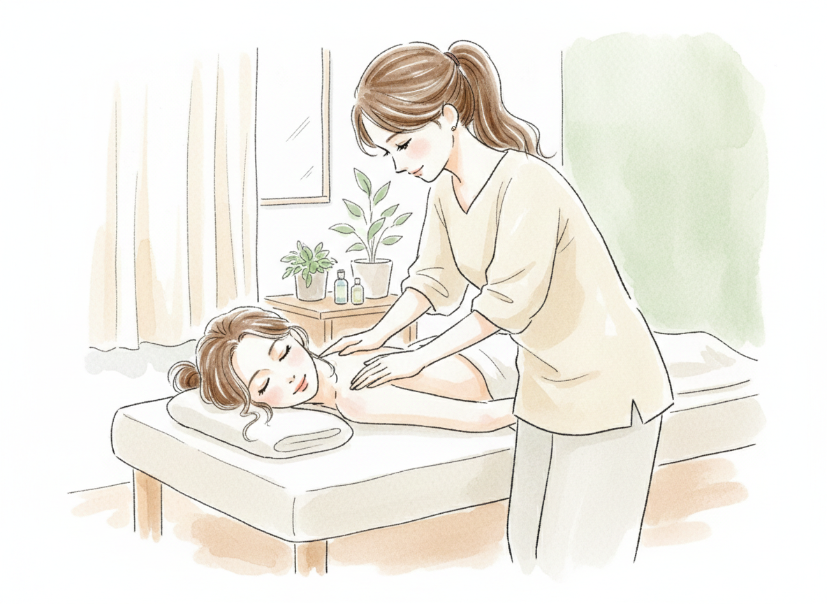 リラックスイメージイラスト